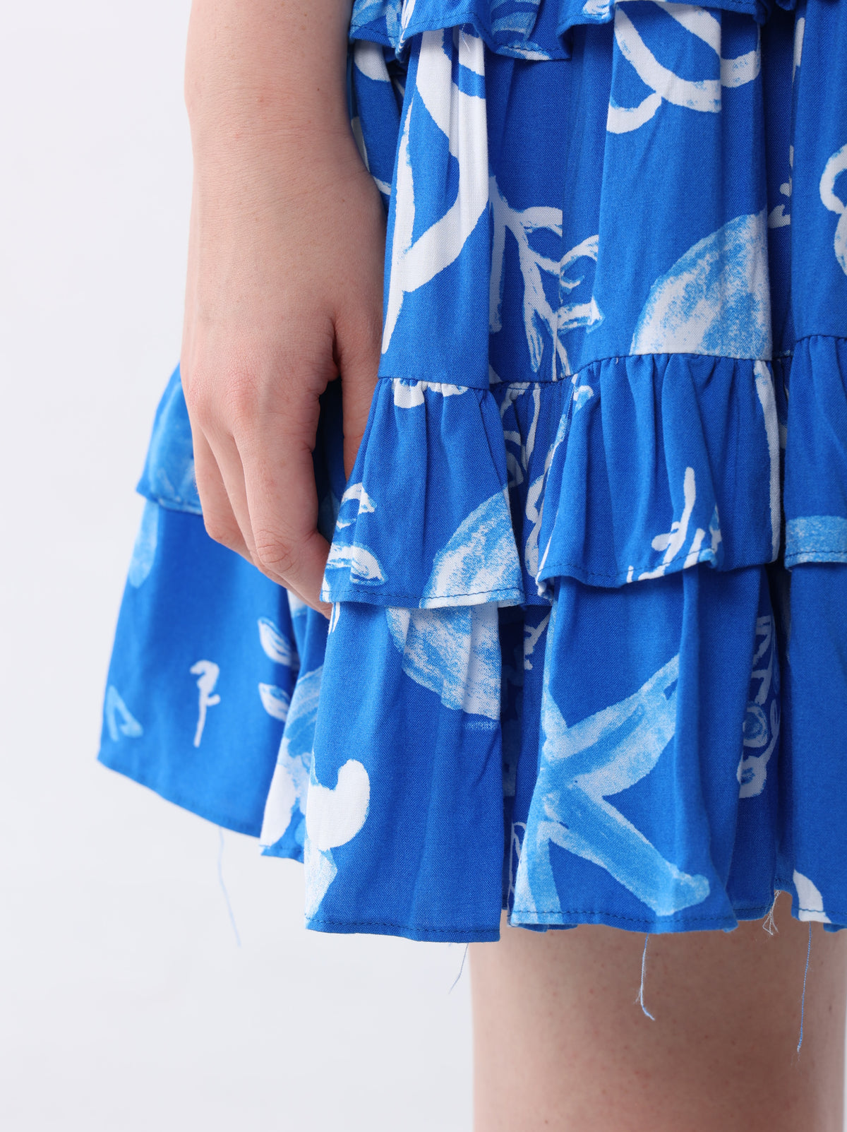 Plunge Low Back Mini Dress