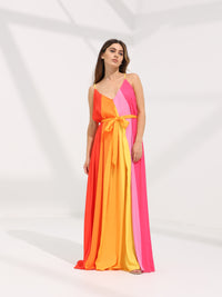 Front Tie Maxi Dress