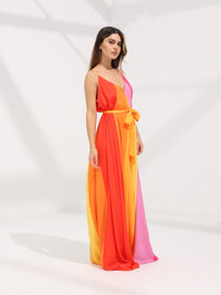 Front Tie Maxi Dress