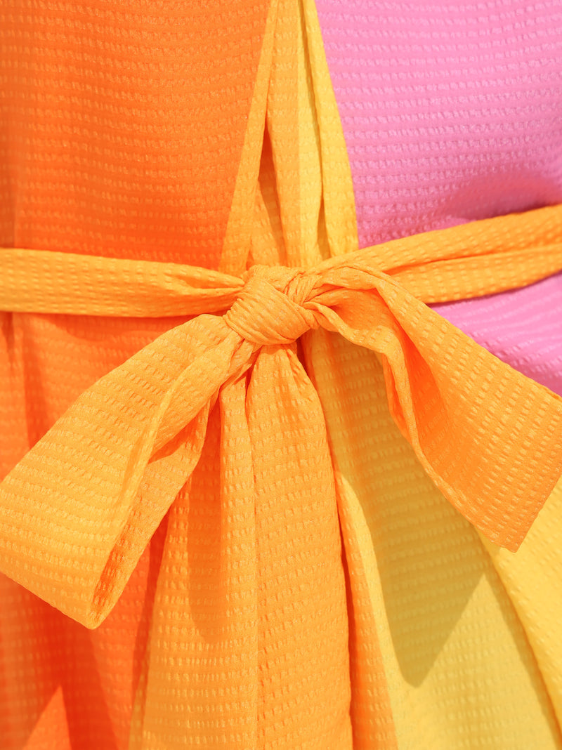 Front Tie Maxi Dress