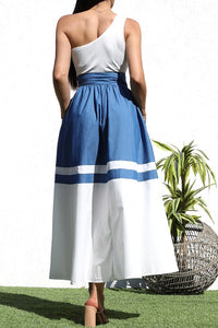 One Shoulder Midi Dress
