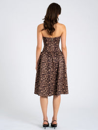 Lace Trim Midi Dress
