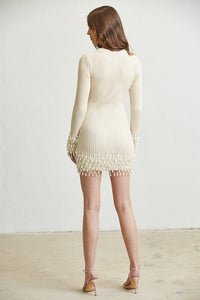 Pearl Knit Mini Dress