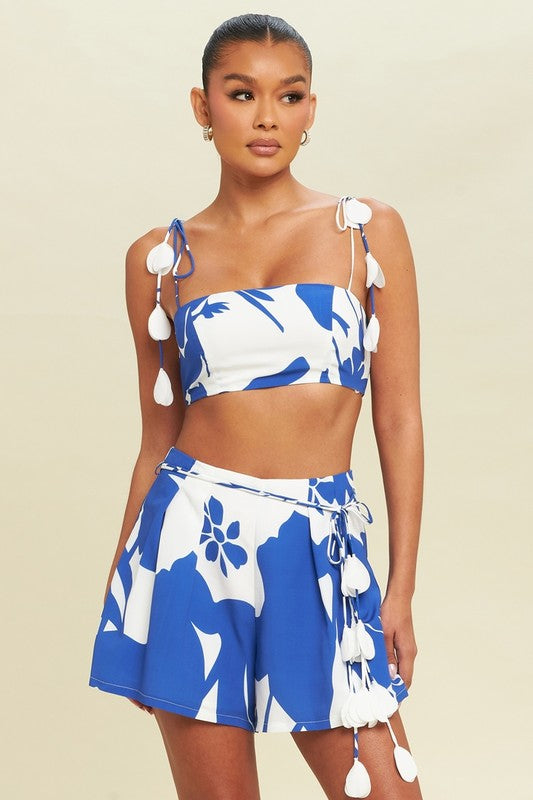 Bloom Tie Short Set