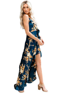 High Low Wrap Maxi Dress